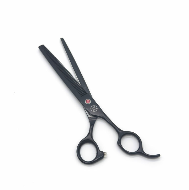 Professional pet grooming thinning shears black