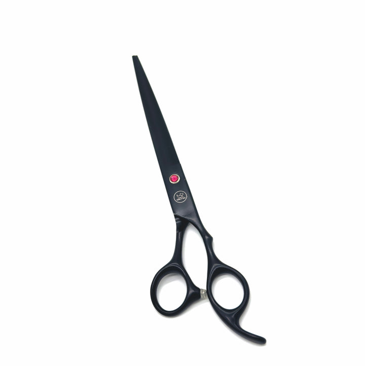 Professional pet grooming straight scissors black