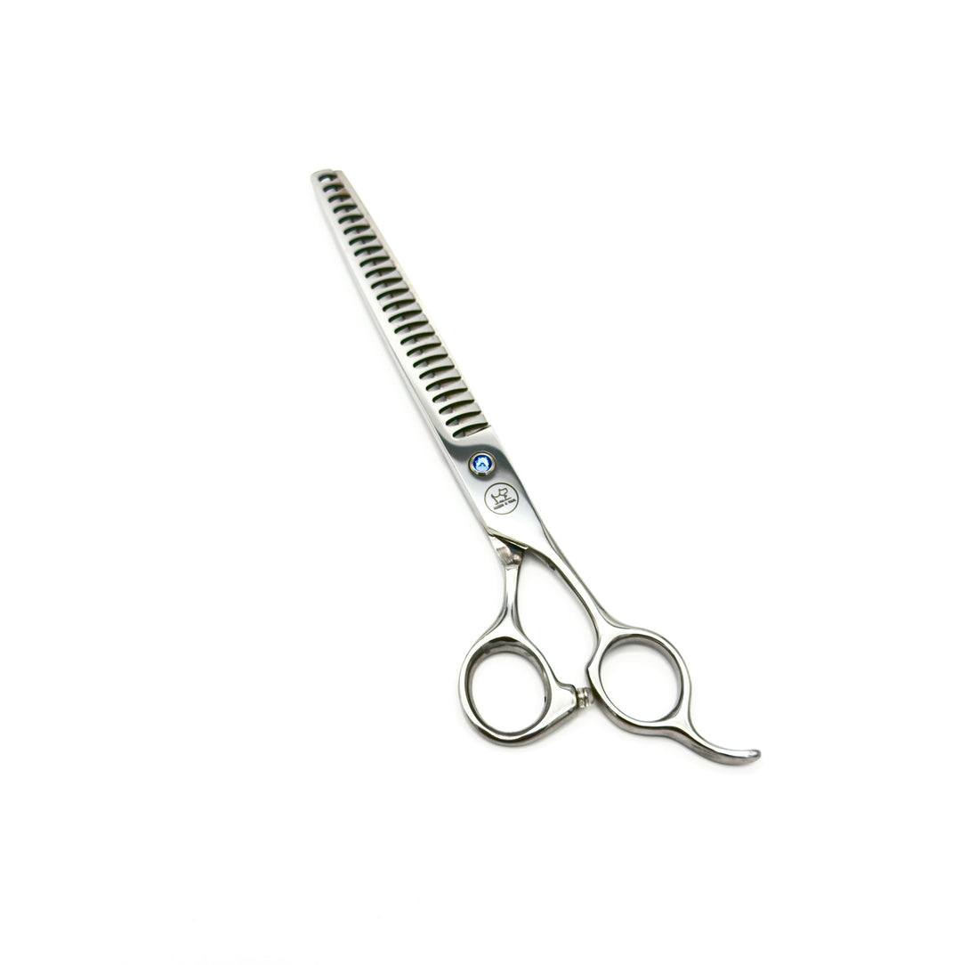 Professional pet grooming thinning shears silver