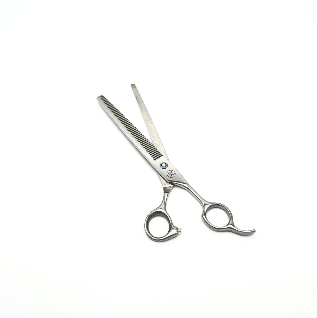 Professional pet grooming thinning scissors silver