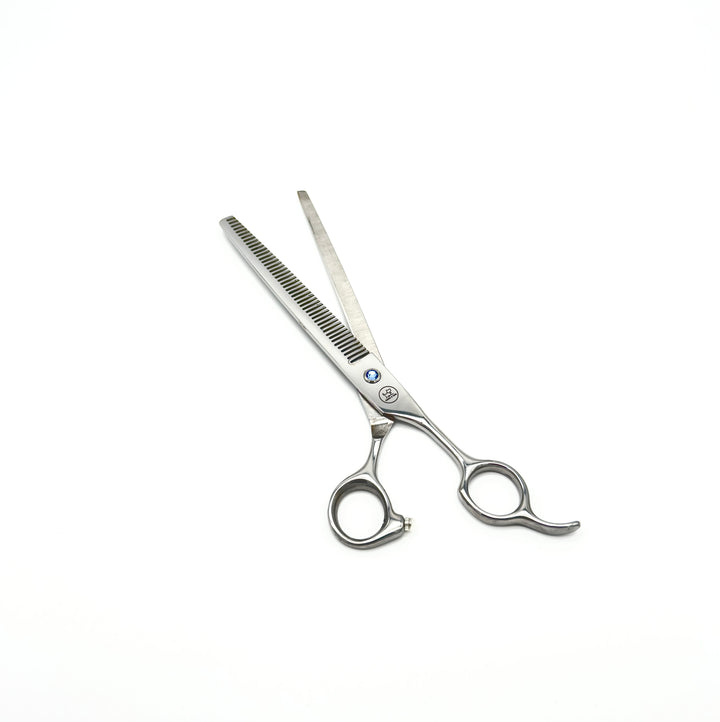 Professional pet grooming thinning scissors silver